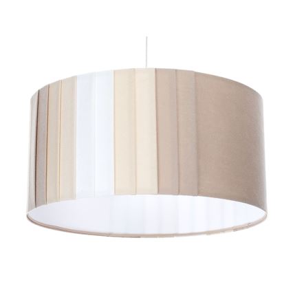 Pakaramā lampa uz troses STRIPES 1xE27/60W/230V diam. 60 cm bēša