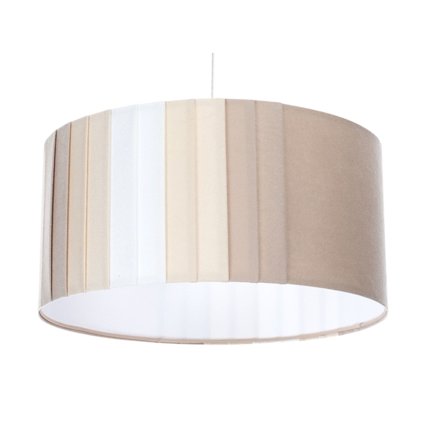 Pakaramā lampa uz troses STRIPES 1xE27/60W/230V diam. 60 cm bēša