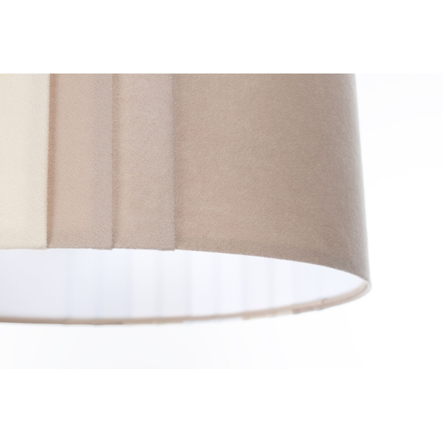 Pakaramā lampa uz troses STRIPES 1xE27/60W/230V diam. 60 cm bēša