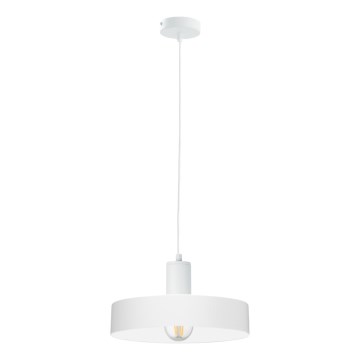 Pakaramā lampa uz vada ARCANE 1xE27/60W/230V balta