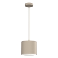 Pakaramā lampa uz vada ARDEN 1xE27/15W/230V, diam. 18 cm, bēša