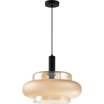Pakaramā lampa uz vada BRIZI 1xE27/40W/230V bēša/dūmaina
