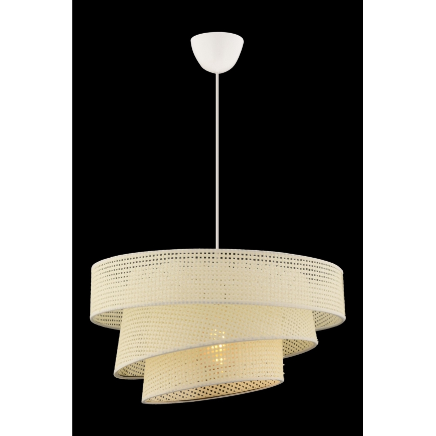 Pakaramā lampa uz vada COUPER 1xE27/60W/230V balta