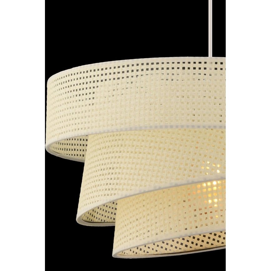 Pakaramā lampa uz vada COUPER 1xE27/60W/230V balta