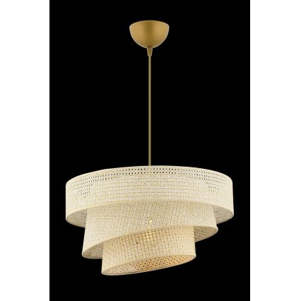 Pakaramā lampa uz vada COUPER 1xE27/60W/230V krēmkrāsā