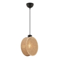 Pakaramā lampa uz vada DRUM 1xE27/60W/230V brūna