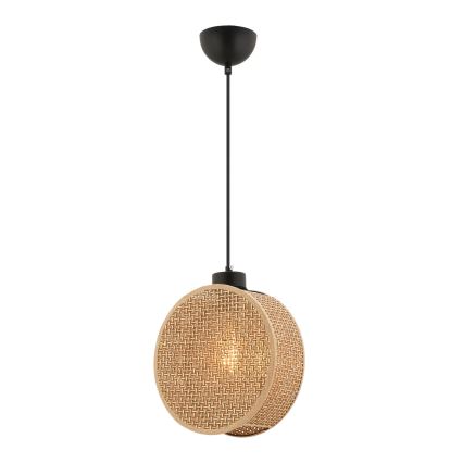 Pakaramā lampa uz vada DRUM 1xE27/60W/230V brūna