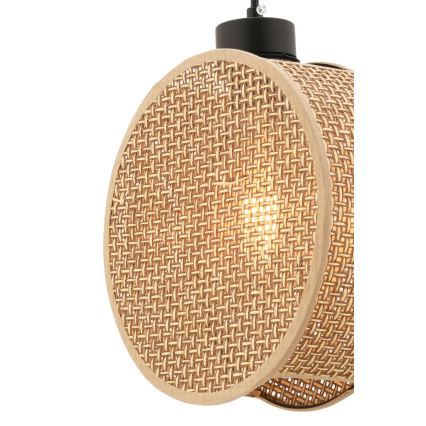 Pakaramā lampa uz vada DRUM 1xE27/60W/230V brūna