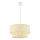 Pakaramā lampa uz vada ECHO 1xE27/60W/230V krēmkrāsas