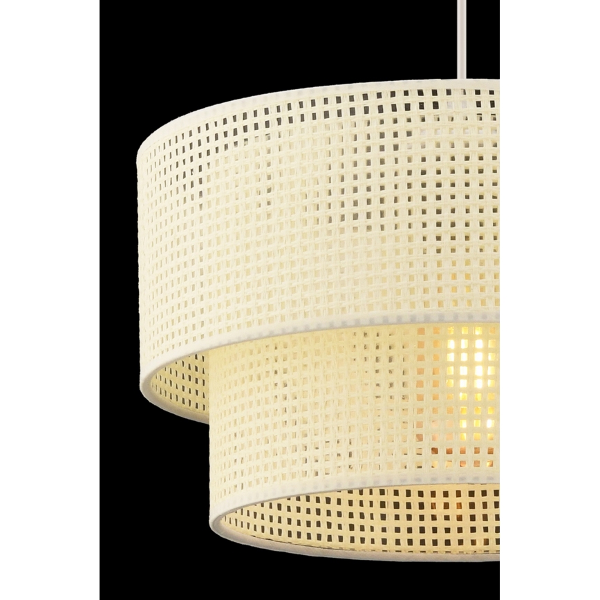 Pakaramā lampa uz vada ECHO 1xE27/60W/230V krēmkrāsas
