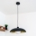 Pakaramā lampa uz vada ECLIPSE 1xE27/15W/230V melna/zelta