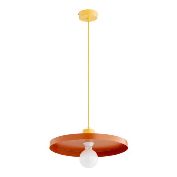 Pakaramā lampa uz vada ETERI 1xE27/15W/230V vara/dzeltena