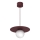 Pakaramā lampa uz vada FLAT 1xE27/15W/230V bordo
