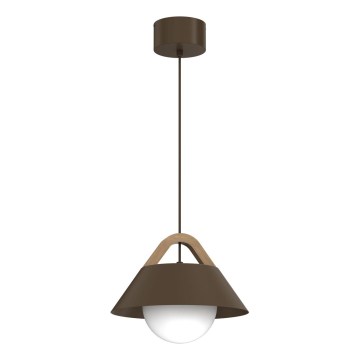 Pakaramā lampa uz vada FUNDA 1xE27/15W/230V brūna