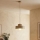 Pakaramā lampa uz vada KIVI 1xE27/15W/230V bēša
