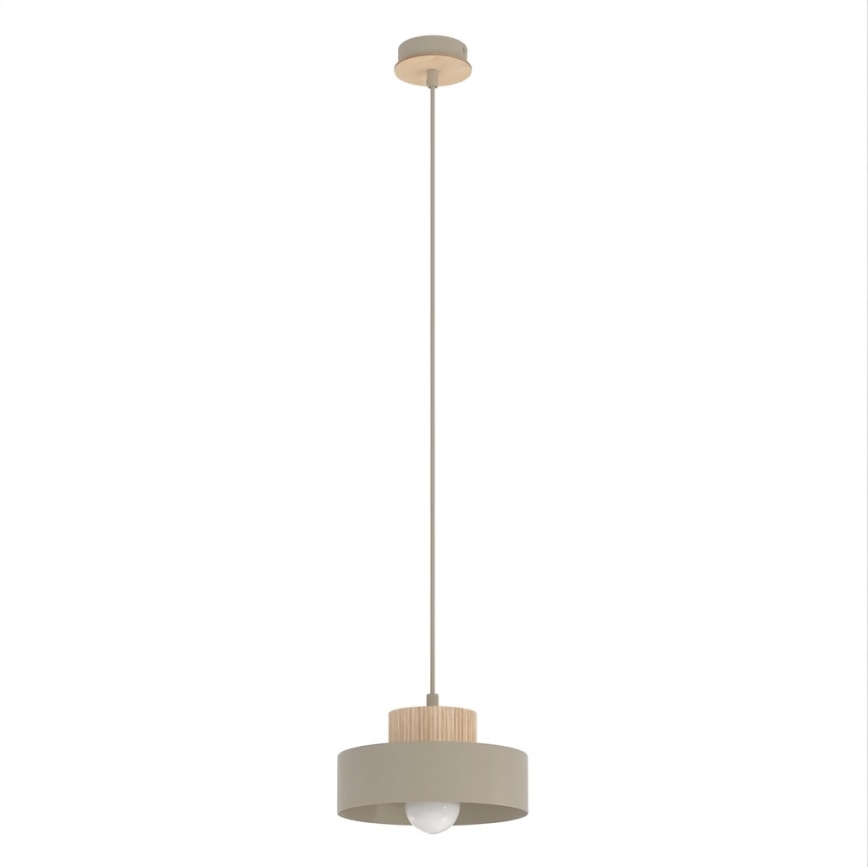 Pakaramā lampa uz vada KIVI 1xE27/15W/230V bēša