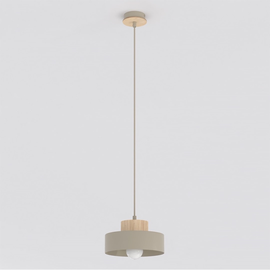 Pakaramā lampa uz vada KIVI 1xE27/15W/230V bēša
