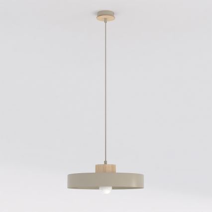 Pakaramā lampa uz vada KIVI 1xE27/15W/230V bēša