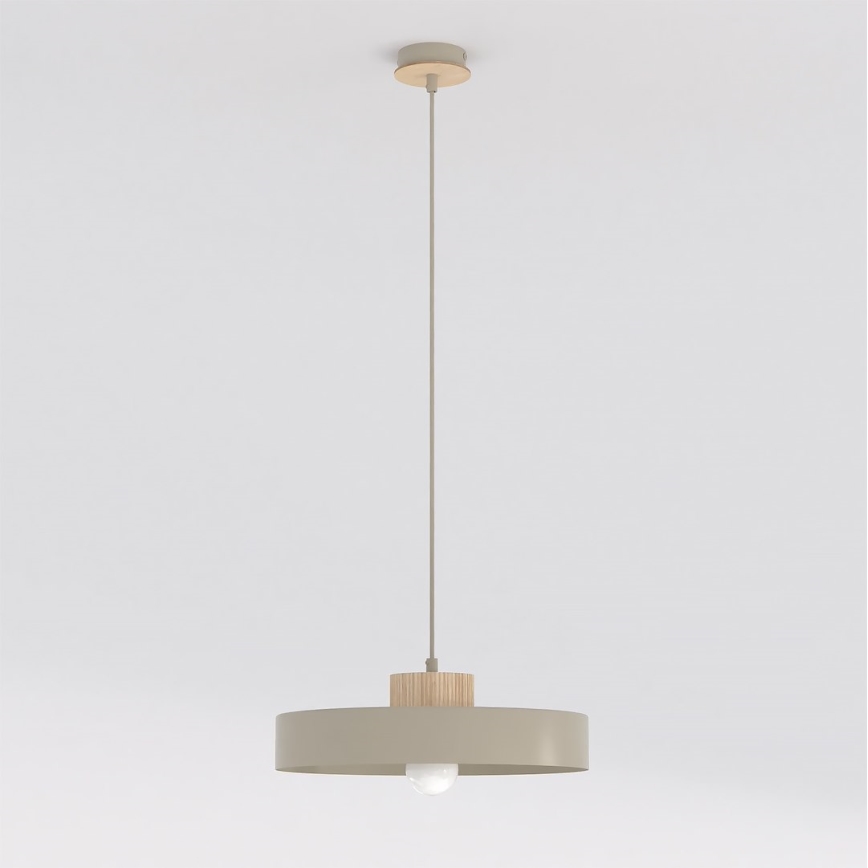 Pakaramā lampa uz vada KIVI 1xE27/15W/230V bēša