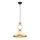 Pakaramā lampa uz vada MONZA 1xE27/40W/230V Ø30 cm krēmkrāsas/bronzas