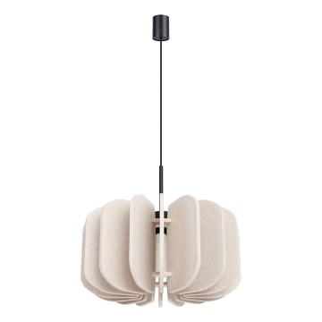 Pakaramā lampa uz vada MULA 1xE27/15W/230V pr. 45 cm krēmkrāsaina