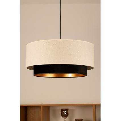 Pakaramā lampa uz vada NATIA 1xE27/60W/230V balta/melna