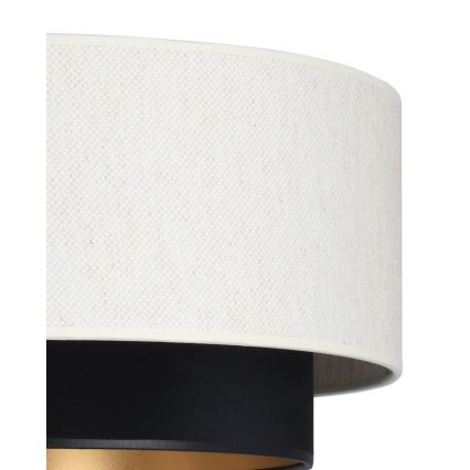 Pakaramā lampa uz vada NATIA 1xE27/60W/230V balta/melna