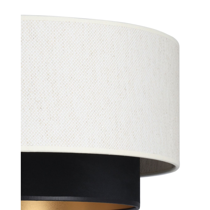 Pakaramā lampa uz vada NATIA 1xE27/60W/230V balta/melna