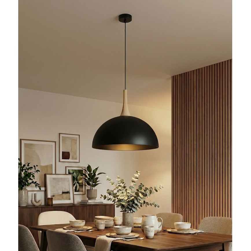 Pakaramā lampa uz vada NAUTICA 1xGX53/12W/230V melna