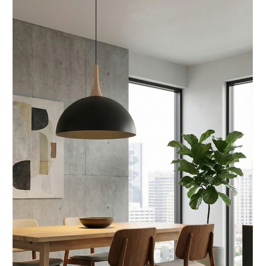 Pakaramā lampa uz vada NAUTICA 1xGX53/12W/230V melna