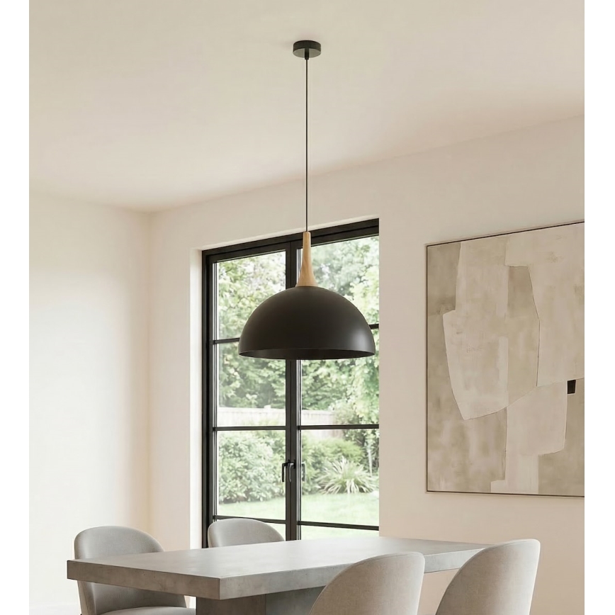 Pakaramā lampa uz vada NAUTICA 1xGX53/12W/230V melna