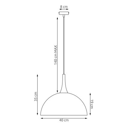 Pakaramā lampa uz vada NAUTICA 1xGX53/12W/230V melna
