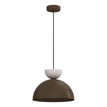 Pakaramā lampa uz vada NEVIS 1xE27/15W/230V Ø 29 cm brūna