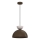 Pakaramā lampa uz vada NEVIS 1xE27/15W/230V Ø 29 cm brūna
