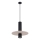 Pakaramā lampa uz vada PELTA 1xGU10/10W/230V melna/krēmīga