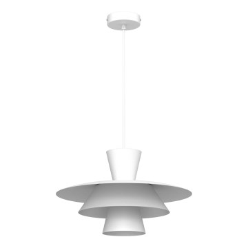 Pakaramā lampa uz vada PLATO 1xE27/15W/230V balta