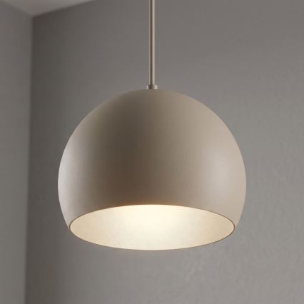 Pakaramā lampa uz vada SOOL 1xE27/15W/230V Ø 27 cm bēša