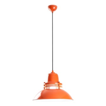 Pakaramā lampa uz vada TIBET 1xE27/40W/230V oranžā