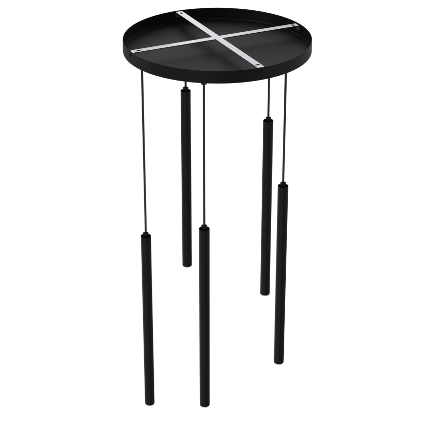 Pakaramā lampa uz vada YORU 8xG9/8W/230V melna