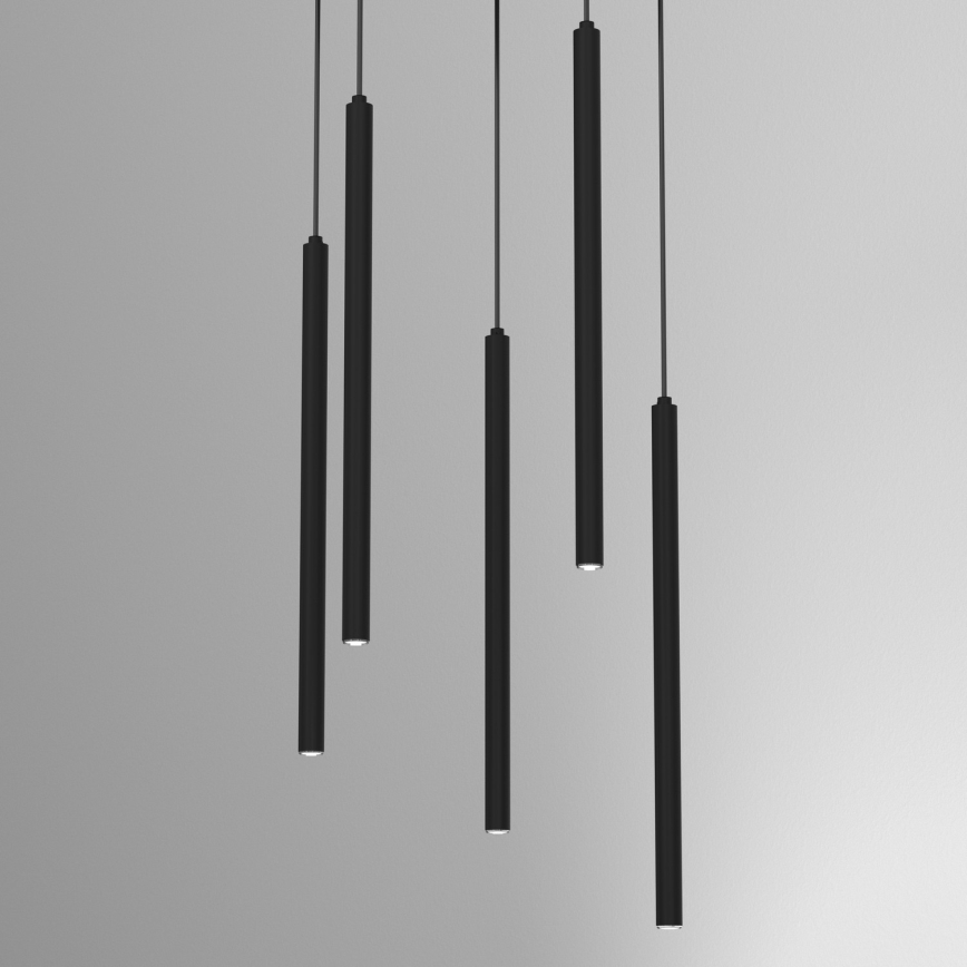 Pakaramā lampa uz vada YORU 8xG9/8W/230V melna