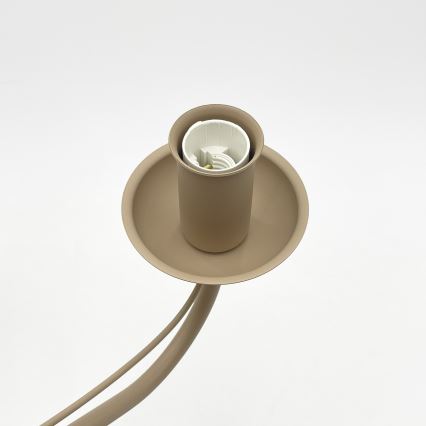 Pakaramā lustra ANTON ar ķēdi, 3xE14/60W/230V, bēšā krāsā