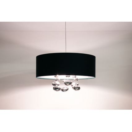 Pakaramā lustra ar kabeli BUBBLE 1xE27/60W/230V Ø 50 cm zaļa