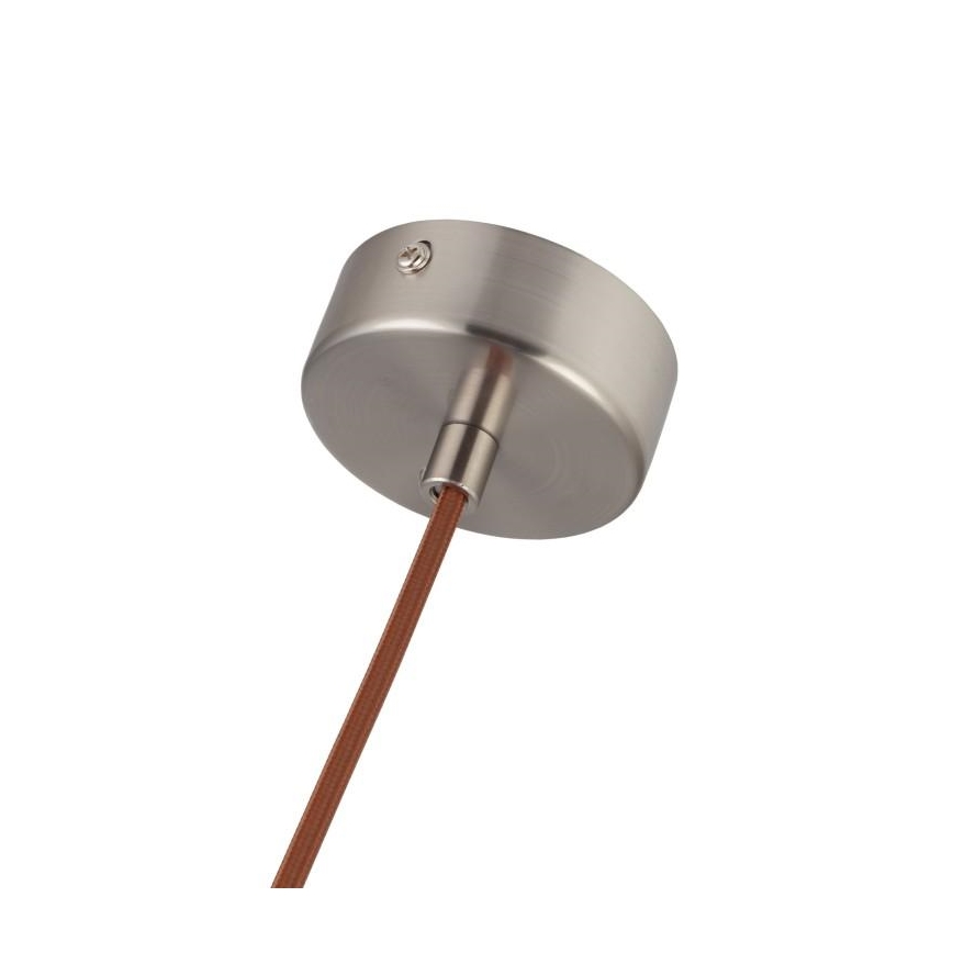 Pakaramā lustra ar vadu 1xGU10/10W/230V pr. 11 cm masīvkoks/osis