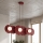 Pakaramā lustra ar vadu UMBRA 6xG9/8W/230V sarkana