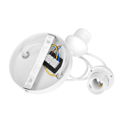 Pakaramā lustra BOHO ar auklu 2xE27/60W/230V balta/džuta