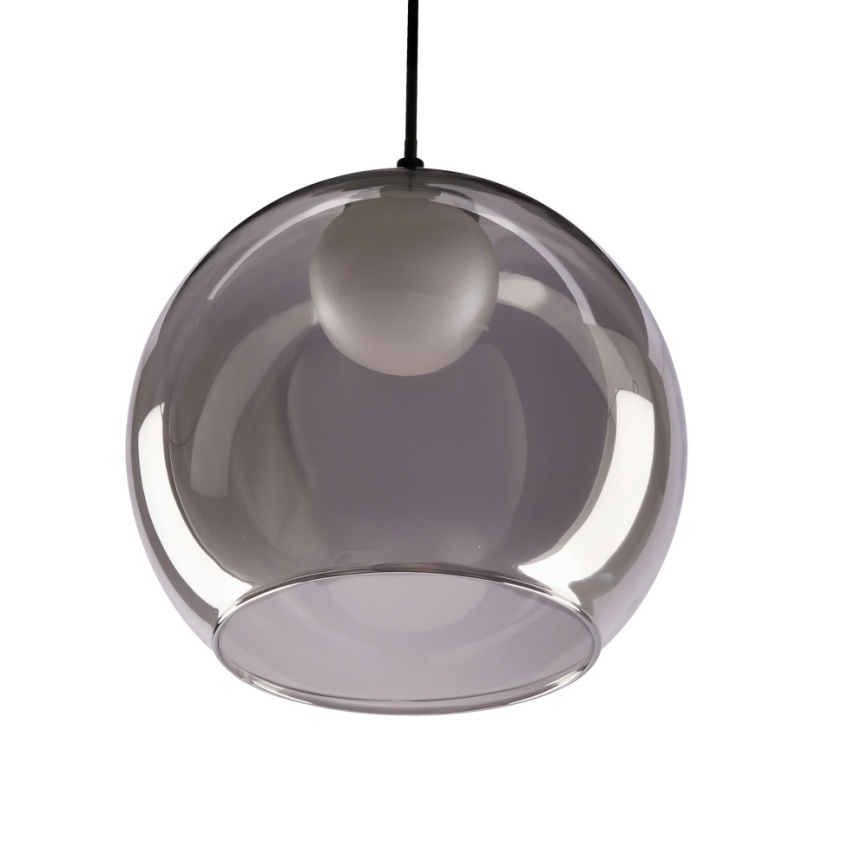 Pakaramā lustra BRIN 1xG9/15W/230V dūmakaini melna