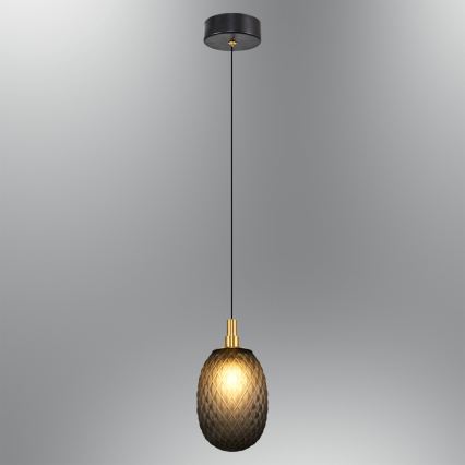 Pakaramā lustra CACTUS 1xG9/5W/230V melna