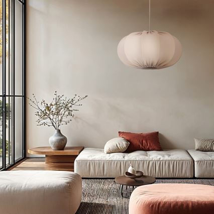 Pakaramā lustra CAFEE uz vada 1xE27/40W/230V Ø 52 cm, bēša