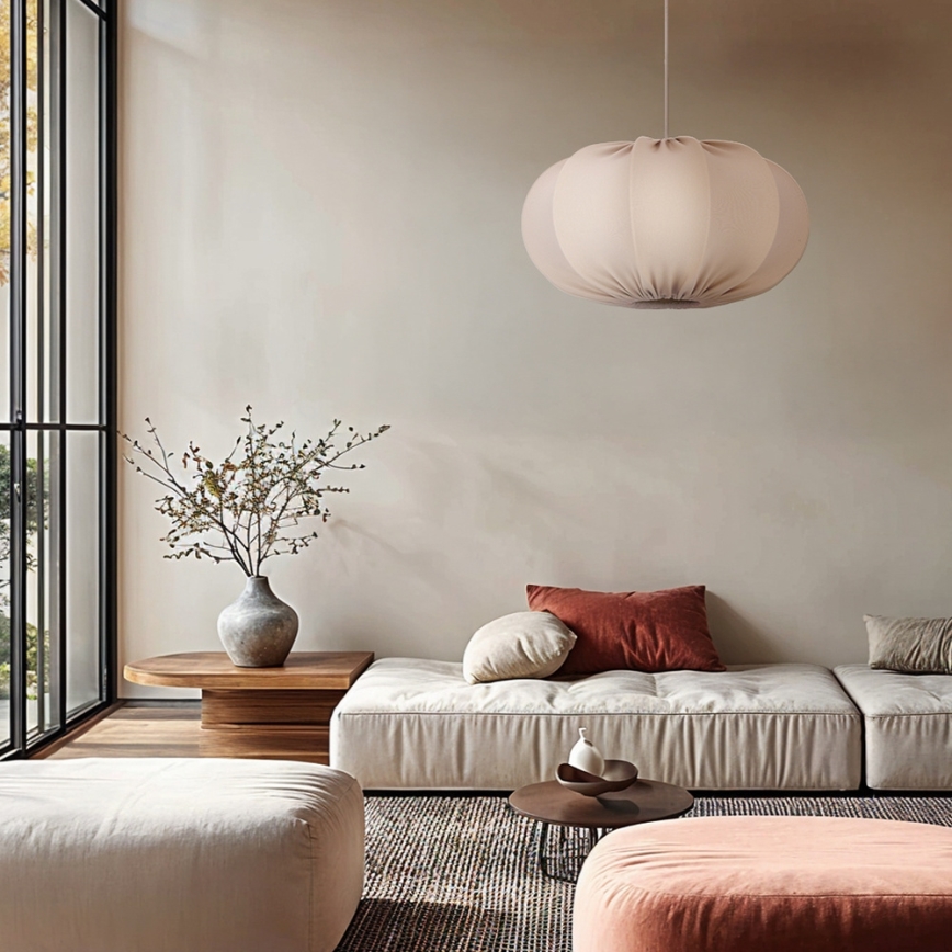 Pakaramā lustra CAFEE uz vada 1xE27/40W/230V Ø 52 cm, bēša