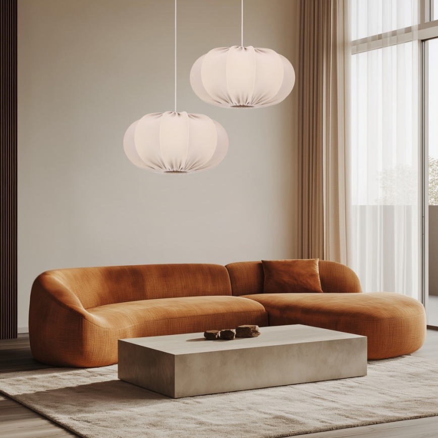 Pakaramā lustra CAFEE uz vada 1xE27/40W/230V Ø 52 cm, bēša